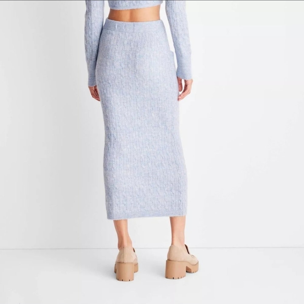 Women's High-Rise Midi Sweater Skirt - Future Collective™ with Reese Blutstein